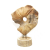 Kwiat Rzeźba z drewna Teak dekoracja ozdoba 45cm